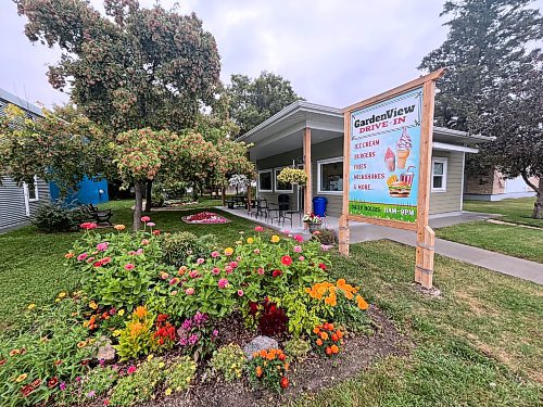 The Garden View Drive In, now in its third season of operation in Wawanesa's downtown, located at 133 Fourth Street. (Photos by Matt Goerzen/The Brandon Sun)