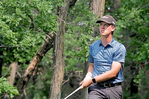 Brandon's Evan Nachtigall, shown last summer, shot his lowest-ever score at the Clear Lake Golf Course to win medallist honours at the Tamarack golf tournament over the weekend in Riding Mountain National Park. (Thomas Friesen/The Brandon Sun)