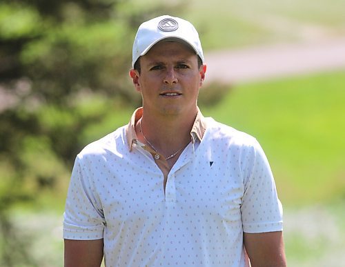 Kody Fawcett shot 148 (73-75) to tie for seventh place in the men's qualifying rounds at the Tamarack on the weekend. He will be seeded seventh when match play begins on Tuesday. (Perry Bergson/The Brandon Sun)
