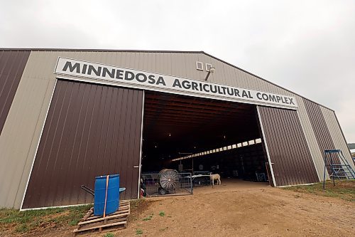 Visitors packed inside the barn at the Minnedosa Agricultural Complex to see local livestock. (Connor McDowell/Brandon Sun)