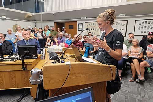 Council chambers at Brandon City Hall were standing room only during a public hearing on the new proposed city plan on Monday. (Colin Slark/The Brandon Sun)