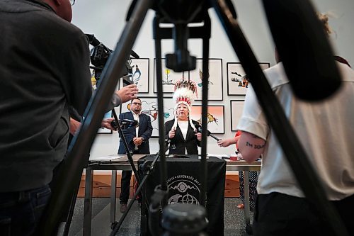 Ruth Bonneville /Free Press

Local  - FNcfs

Assembly of First Nations (AFN) National Chief Cindy Woodhouse Nepinak holds media availability discussing details of the recently negotiated draft settlement agreement of $47.8 billion from Canada to fund long-term reform measures of the First Nations Child and Family Services at  RBC Convention Centre Tuesday. 


Aug 20, 2024