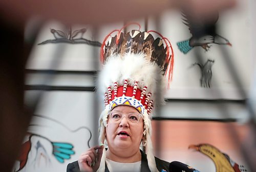 Ruth Bonneville /Free Press

Local  - FNcfs

Assembly of First Nations (AFN) National Chief Cindy Woodhouse Nepinak holds media availability discussing details of the recently negotiated draft settlement agreement of $47.8 billion from Canada to fund long-term reform measures of the First Nations Child and Family Services at  RBC Convention Centre Tuesday. 


Aug 20, 2024