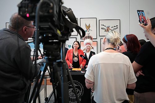 Ruth Bonneville /Free Press

Local  - FNcfs

Assembly of First Nations (AFN) National Chief Cindy Woodhouse Nepinak holds media availability discussing details of the recently negotiated draft settlement agreement of $47.8 billion from Canada to fund long-term reform measures of the First Nations Child and Family Services at  RBC Convention Centre Tuesday. 


Aug 20, 2024