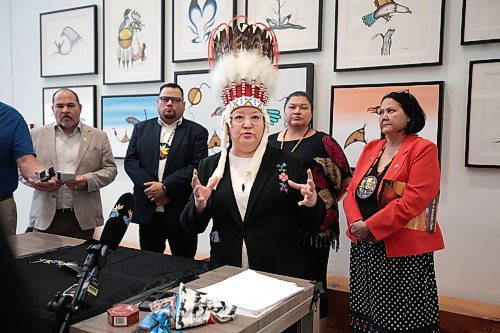 Ruth Bonneville /Free Press

Local  - FNcfs

Assembly of First Nations (AFN) National Chief Cindy Woodhouse Nepinak holds media availability discussing details of the recently negotiated draft settlement agreement of $47.8 billion from Canada to fund long-term reform measures of the First Nations Child and Family Services at  RBC Convention Centre Tuesday. 


Aug 20, 2024