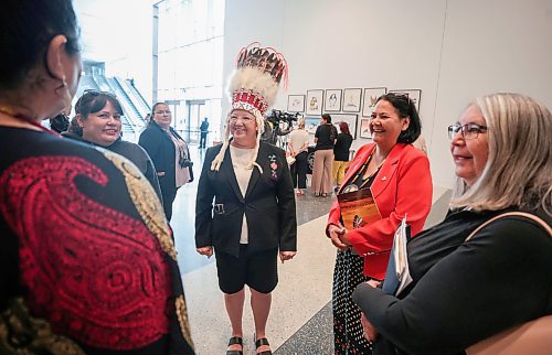 Ruth Bonneville /Free Press

Local  - FNcfs

Assembly of First Nations (AFN) National Chief Cindy Woodhouse Nepinak holds media availability discussing details of the recently negotiated draft settlement agreement of $47.8 billion from Canada to fund long-term reform measures of the First Nations Child and Family Services at  RBC Convention Centre Tuesday. 


Aug 20, 2024