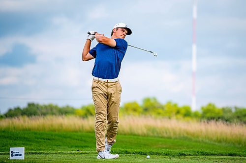 NIC ADAM / FREE PRESS
Braxton Kuntz plays in the PGA Centreport Canada Rail Park Manitoba Open at Southwood Golf &amp; Country Club Thursday.
240822 - Thursday, August 22, 2024.

Reporter: Mike McIntyre
