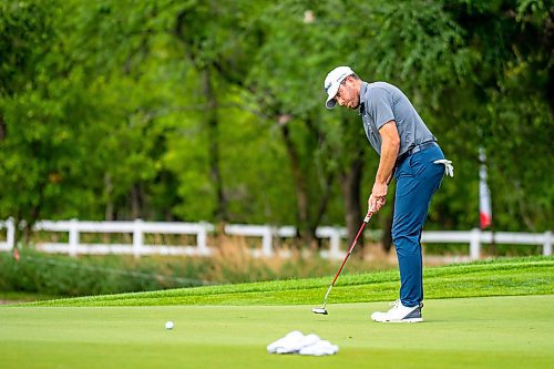 NIC ADAM / FREE PRESS
Daniel Hudson plays in the PGA Centreport Canada Rail Park Manitoba Open at Southwood Golf &amp; Country Club Thursday.
240822 - Thursday, August 22, 2024.

Reporter: Mike McIntyre
