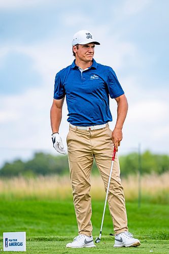 NIC ADAM / FREE PRESS
Braxton Kuntz plays in the PGA Centreport Canada Rail Park Manitoba Open at Southwood Golf &amp; Country Club Thursday.
240822 - Thursday, August 22, 2024.

Reporter: Mike McIntyre
