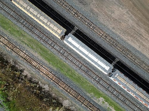 22082024
A train sits on a track at the CN Brandon Yard on Thursday as union employees of both CN and CP Railways picket on Thursday. (Tim Smith/The Brandon Sun)