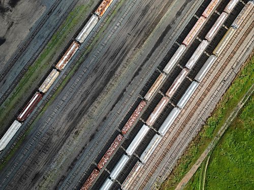 22082024
Trains sit on tracks at the CN Brandon Yard on Thursday as union employees of both CN and CP Railways picket on Thursday. (Tim Smith/The Brandon Sun)