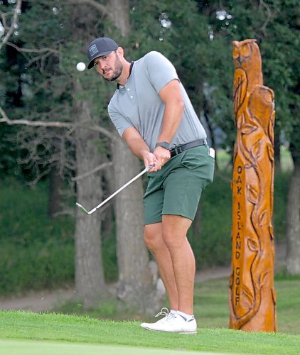 Moose Jaw's Chris Knoop had six birdies Friday as he defeated former junior champion Kolby Day 6-and-5 to advance to the men's championship flight final at the Tamarack. (Thomas Friesen/The Brandon Sun)