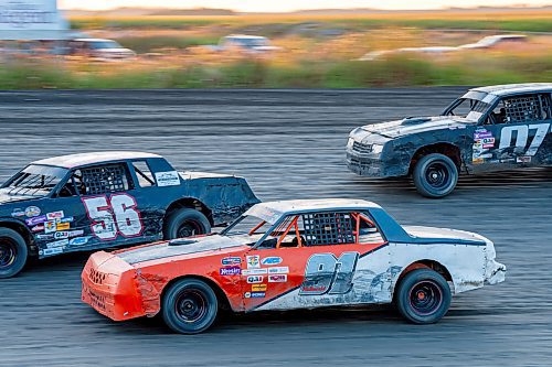 NIC ADAM / FREE PRESS
Stock car racing at Thursday night thunder at Victory Lanes Speedway.
240822 - Thursday, August 22, 2024.

Reporter: ?