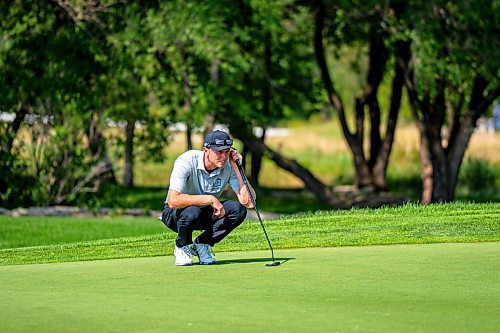 NIC ADAM / FREE PRESS
Ryggs Johnston plays in the PGA Centreport Canada Rail Park Manitoba Open at Southwood Golf &amp; Country Club Friday.
240823 - Friday, August 23, 2024.

Reporter: Mike McIntyre