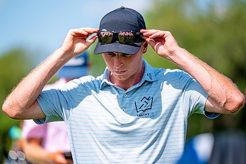 NIC ADAM / FREE PRESS
Ryggs Johnston plays in the PGA Centreport Canada Rail Park Manitoba Open at Southwood Golf &amp; Country Club Friday.
240823 - Friday, August 23, 2024.

Reporter: Mike McIntyre