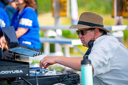 NIC ADAM / FREE PRESS
Jason Quinton, known professionally as JPQ, DJs at hole 17, the party hole, at the PGA Centreport Canada Rail Park Manitoba Open at Southwood Golf &amp; Country Club Friday.
240823 - Friday, August 23, 2024.

Reporter: Mike McIntyre