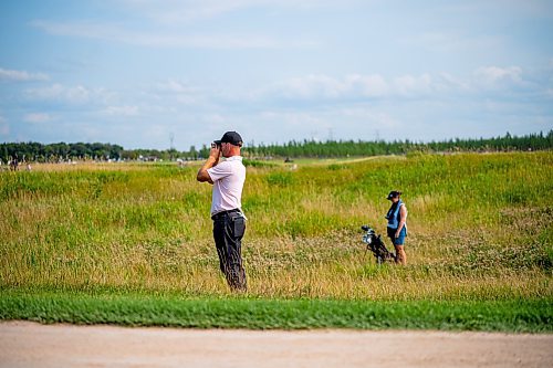 NIC ADAM / FREE PRESS
Beau Breault plays in the PGA Centreport Canada Rail Park Manitoba Open at Southwood Golf &amp; Country Club Friday.
240823 - Friday, August 23, 2024.

Reporter: Mike McIntyre