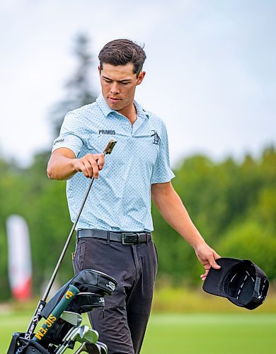 NIC ADAM / FREE PRESS
John Keefer plays in the PGA Centreport Canada Rail Park Manitoba Open at Southwood Golf &amp; Country Club Thursday.
240822 - Thursday, August 22, 2024.

Reporter: Mike McIntyre
