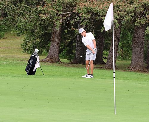 Grady Chuback is shown in action during the Tamarack final on Saturday at the Clear Lake Golf Course as he beat Tate Bercier to win the junior men's championship. (Perry Bergson/The Brandon Sun)
Aug. 24, 2024