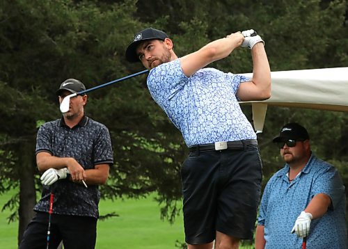 Joel Baron is shown in action during his championship men's flight final against Chris Knoop at the Tamarack on Saturday at the Clear Lake Golf Course. (Perry Bergson/The Brandon Sun)
Aug. 24, 2024