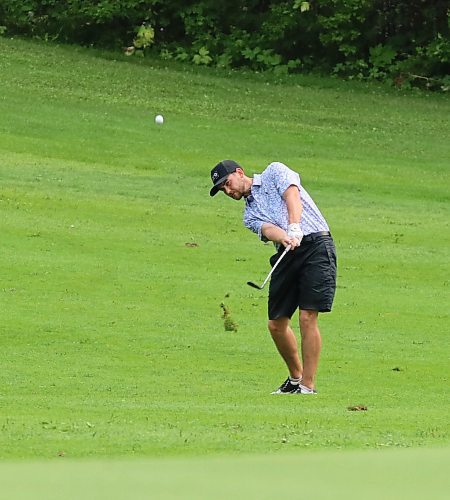 Joel Baron is shown in action during his championship men's flight final against Chris Knoop at the Tamarack on Saturday at the Clear Lake Golf Course. (Perry Bergson/The Brandon Sun)
Aug. 24, 2024