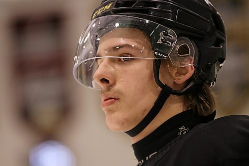 Brandon Wheat Kings defenceman Charlie Elick is one of the team’s three first-round picks in 2021 who will be expected to lead the team as they enter their third Western Hockey League seasons. (Perry Bergson/The Brandon Sun)