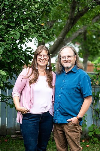 MIKAELA MACKENZIE / WINNIPEG FREE PRESS
	
Poet and photographer Angeline and Tony Schellenberg, who are combining their talents during an artist&#x573; residency at Saint Benedict&#x573; Table Anglican Church, at their home on Monday, Aug. 26, 2024. 

For John Longhurst story.
Winnipeg Free Press 2024