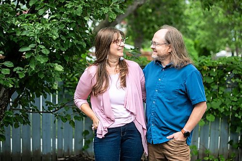 MIKAELA MACKENZIE / WINNIPEG FREE PRESS
	
Poet and photographer Angeline and Tony Schellenberg, who are combining their talents during an artist&#x573; residency at Saint Benedict&#x573; Table Anglican Church, at their home on Monday, Aug. 26, 2024. 

For John Longhurst story.
Winnipeg Free Press 2024