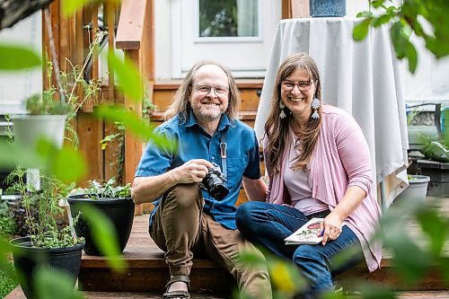 MIKAELA MACKENZIE / WINNIPEG FREE PRESS
	
Photographer and poet Tony and Angeline Schellenberg, who are combining their talents during an artist&#x2019;s residency at Saint Benedict&#x2019;s Table Anglican Church, at their home on Monday, Aug. 26, 2024. 

For John Longhurst story.
Winnipeg Free Press 2024