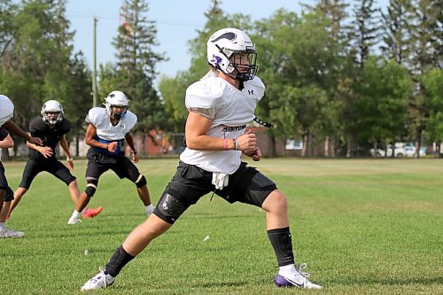 Vincent Massey Vikings running back Brayden Smith is coming off his second summer with Team Manitoba and ready for his last Winnipeg High School Football League season. (Thomas Friesen/The Brandon Sun)