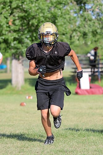 Crocus Plains defensive back Daniel Nevin has developed into a leader for the varsity football team, which begins its season at home on Sept. 6 against Oak Park. (Thomas Friesen/The Brandon Sun)