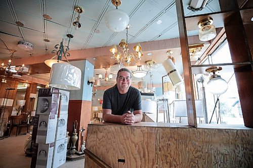 Ruth Bonneville / Free Press
Ideal Electric owner Michael Gruber is the third generation of his family to run the North End business that has specialized in lighting fixtures, lamps and lampshades since before the Great Depression.