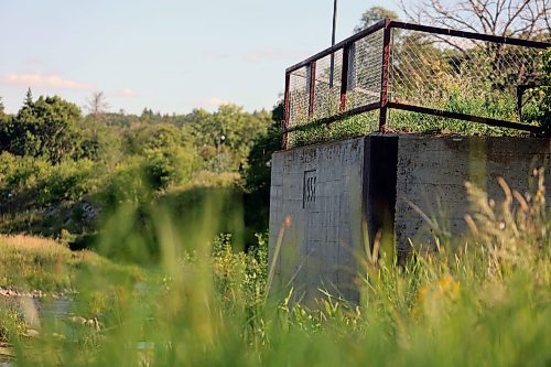 The Wawanesa dam was originally built in 1939. The province in August said it will soon decide whether to rehabilitate the Wawnesa dam or replace it. Structural concerns spanning years have led the province to repair the dam, which secures drinking water for the Wawnesa community. (Connor McDowell/Brandon Sun)