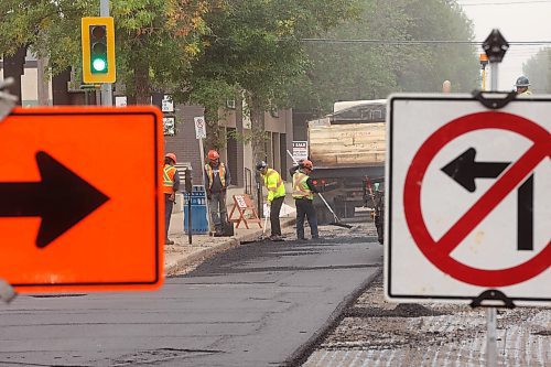 28082024
Road repaving work continues on Princess Avenue between 9th Street and 10th Street on Wednesday. (Tim Smith/The Brandon Sun)