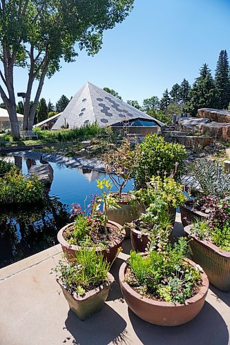 EVA WASNEY / FREE PRESS
The science pyramid at the Denver Botanic Gardens features daily educational workshops. 