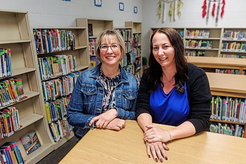 MIKE DEAL / FREE PRESS
Deidre Sagert (left), an early years support teacher for the St. James School Division, and Brooklands School Principal, Samantha Amaral, in a classroom Thursday afternoon.
Reporter: Maggie Macintosh
240829 - Thursday, August 29, 2024.