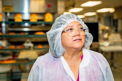 NIC ADAM / FREE PRESS
Ana Lucia Lopez of CMI in Guatemala is pictured at Cereal Canada Thursday. Her company is a big Cereal Canada customer.
240829 - Thursday, August 29, 2024.

Reporter: Martin Cash