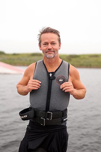 29082024
Ski Jumper Casey Mommer at the small westman lake where he trains.   (Tim Smith/The Brandon Sun)