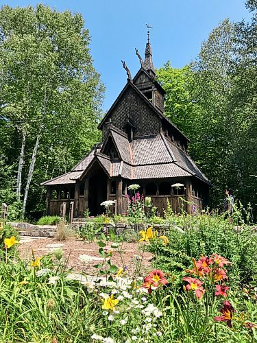 JEN ZORATTI / FREE PRESS
Stavkirke on Washington Island is a Norse-style church. 