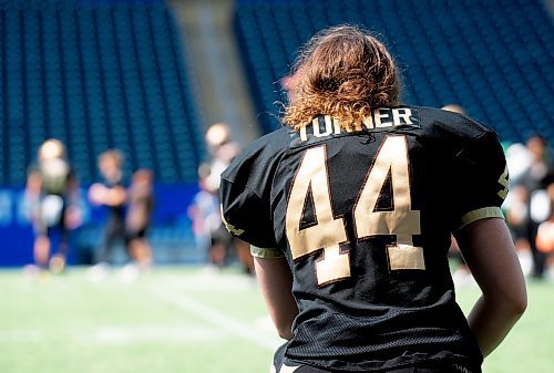 CHERYL HNATIUK / FREE PRESS

- feature on University of Manitoba Bisons starting kicker Maya Turner

August 31, 2024

Winnipeg Free Press 2024