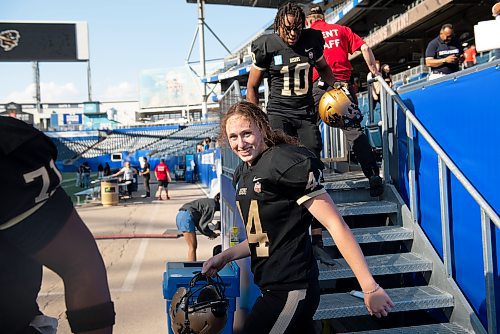 CHERYL HNATIUK / FREE PRESS

- feature on University of Manitoba Bisons starting kicker Maya Turner

August 31, 2024

Winnipeg Free Press 2024