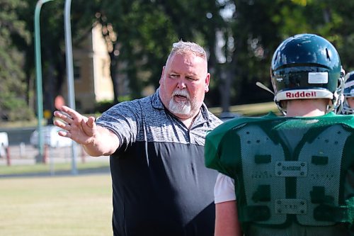 Coach Rob Cullen has the Neelin Spartans football team in a full regular season schedule for the first time since 2019. The program left the Winnipeg High School Football League due to numbers after the COVID-19 pandemic hit and has joined the nine-man Rural Manitoba Football League. (Thomas Friesen/The Brandon Sun)