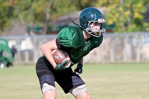 Senior receiver Ethan Olson is the Spartans' main deep threat this season. (Thomas Friesen/The Brandon Sun)