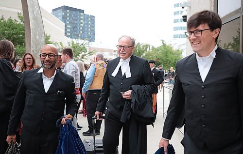 Ruth Bonneville / Free Press

LOCAL - Courts CFS Metis

Murray Trachtenberg (centre) and affiliates with the MMF Legal Counsel, are all smiles as they prepare to enter the Law Courts building with MMF members in advance of CFS settlement proceedings Thursday.  

MMF president, David Chartrand and others with the MMF follow the counsel inside the courts house.

The Manitoba Mtis Federation (MMF) hold pre-court ceremony and prayers in advance of the anticipated approval of the settlement for the Red River Mtis Child and Family Services class action in front of the LawCourts Building Thursday. 


Sept 5th,  2024