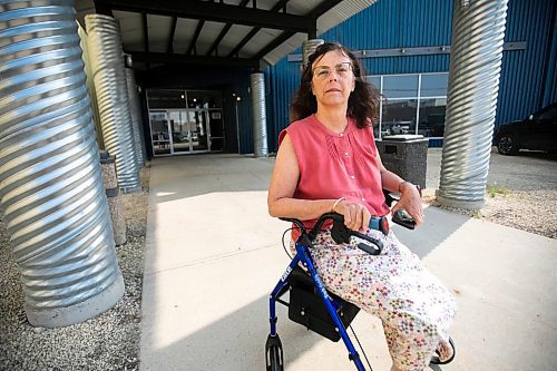 MIKAELA MACKENZIE / WINNIPEG FREE PRESS

Cheryl Grewar, who needs neurosurgery on her spine (and two years ago was told it would take three to six months to get), on Wednesday, Sept. 4, 2024. 

For Kevin story.
Winnipeg Free Press 2024