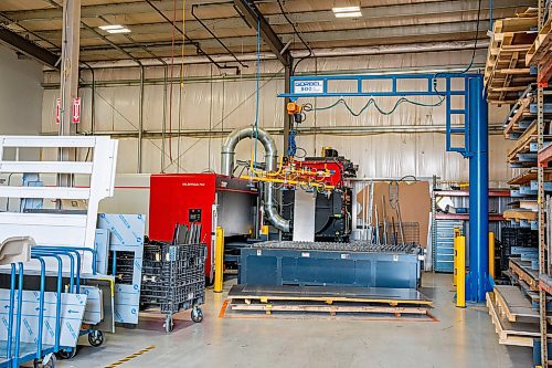 NIC ADAM / FREE PRESS
The machining and fabrication portion of the Move Mobility facility Thursday. The province just granted the company $1.3 million to help with the construction of a much larger facility which will allow them to employ about twice as many as the 55 it currently employs.
240905 - Thursday, September 05, 2024.

Reporter: Martin Cash