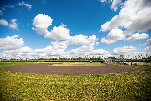 The Field of Dreams baseball diamond near Clearwater, Manitoba on Thursday. (Mikaela MacKenzie/Winnipeg Free Press)