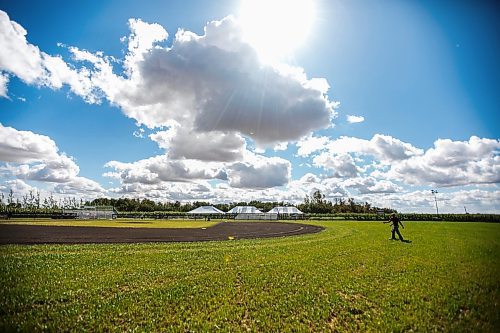 The Field of Dreams baseball diamond near Clearwater, Manitoba on Thursday. (Mikaela MacKenzie/Winnipeg Free Press)