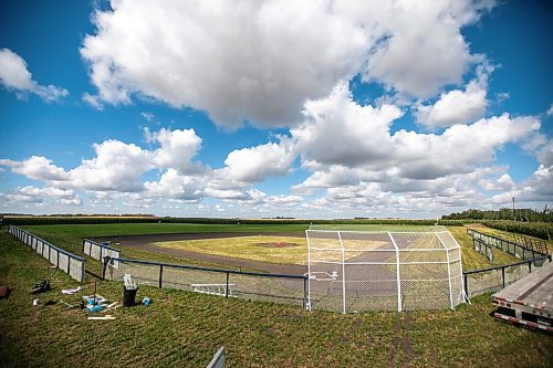 The Field of Dreams baseball diamond near Clearwater, Manitoba on Thursday. (Mikaela MacKenzie/Winnipeg Free Press)