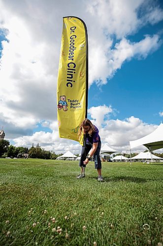 Ruth Bonneville / Free Press

Standup - set up for Teddy Bear picnic Sunday

Kathryn McBurney, with the Children's Hospital Foundation, helps with setting up the event at Assiniboine Park Friday. 

Dr. Goodbear, Manitoba&#x573; mascot for hope and healing, is inviting families to a beloved community celebration! Bring your Teddy Bear to the 35th Teddy Bears&#x560;Picnic, presented by Humphrey Window and Door Systems, at Assiniboine Park Sunday, September 8 from 10:00 am &#x420;4:00 pm.

Teddy Bears&#x560;Picnic is a Winnipeg tradition started by a group of dedicated volunteers more than 35 years ago. The event will feature more than 20 activity tents, including the Dr. Goodbear Clinic put on by frontline staff from HSC Children&#x573; Hospital, where kids&#x560;teddy bears are triaged and go through a variety of medical tests and treatments including MRIs, X-rays, casting; and the I Want to be a Scientist tent put on by Children&#x573; Hospital Research Institute of Manitoba (CHRIM) that encourages imagination in fun science-based activities and showcases how they can be used in medical settings.

See website for more details:
https://goodbear.ca/events/teddybearspicnic/

Sept 6th,  2024